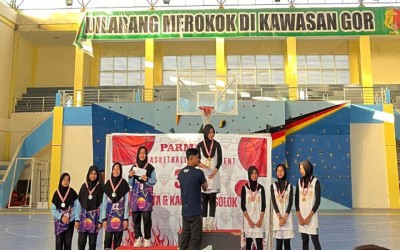 MTsN Kota Solok Borong Juara 1 Parmato Basketball Cup II
